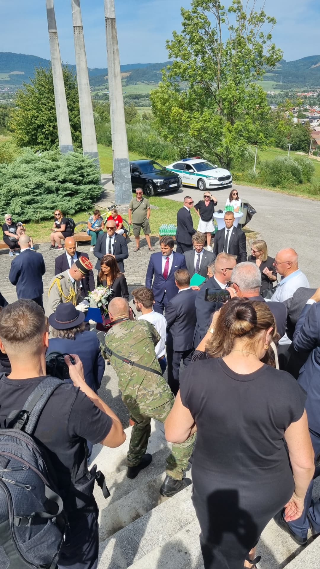 Oslavy 82. výročia SNP na vrchu Zvonica v Strečne — foto 3